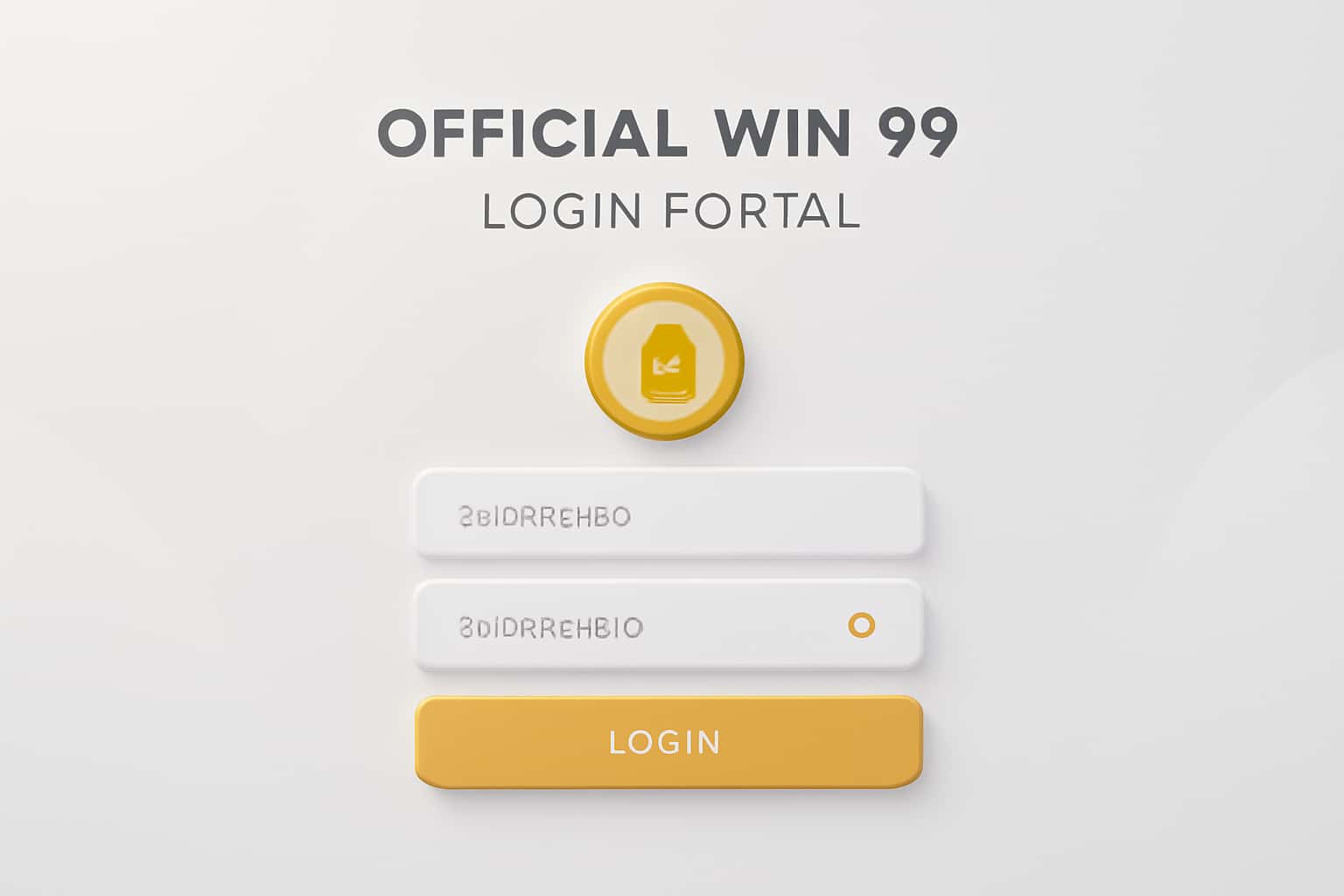 Official Win 99 Login Portal Interface