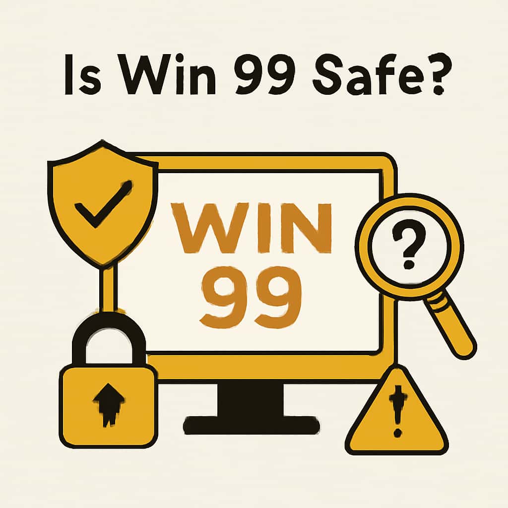 An educational diagram explaining safety features of Win 99.