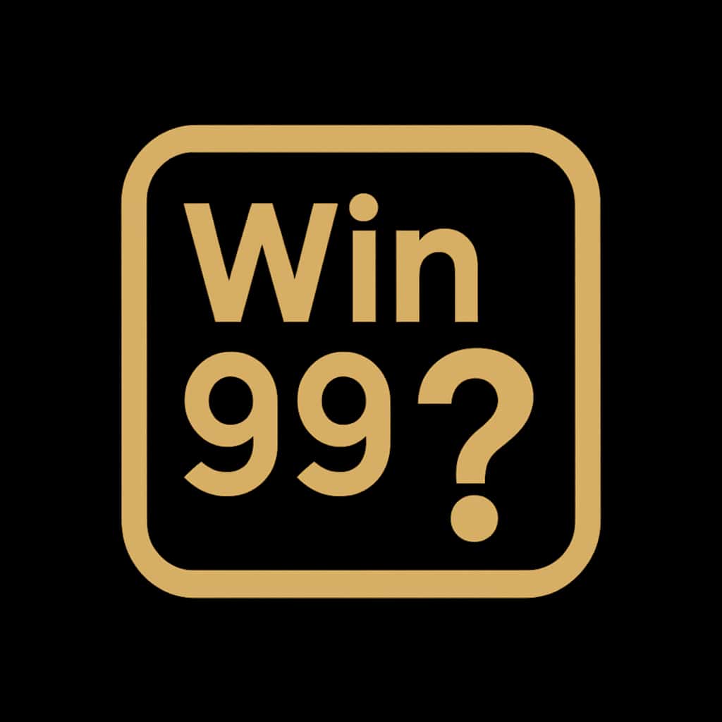 A simple icon representing the safety of Win 99.