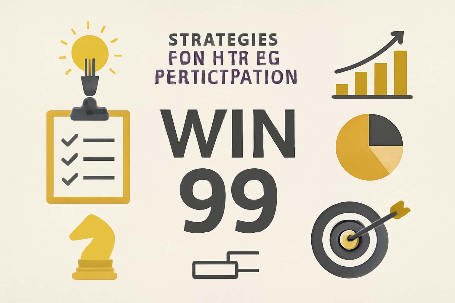 An illustrative image representing Strategies for Win 99 Participation.