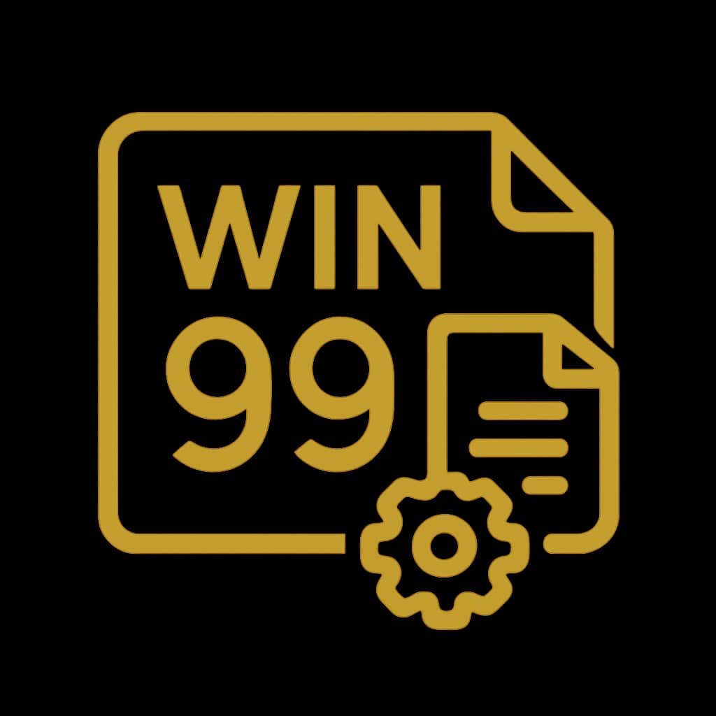 An icon representing Win 99 Account Management Tips as a resource for users.