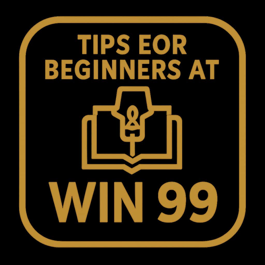 An icon symbolizing beginner tips for Win 99.
