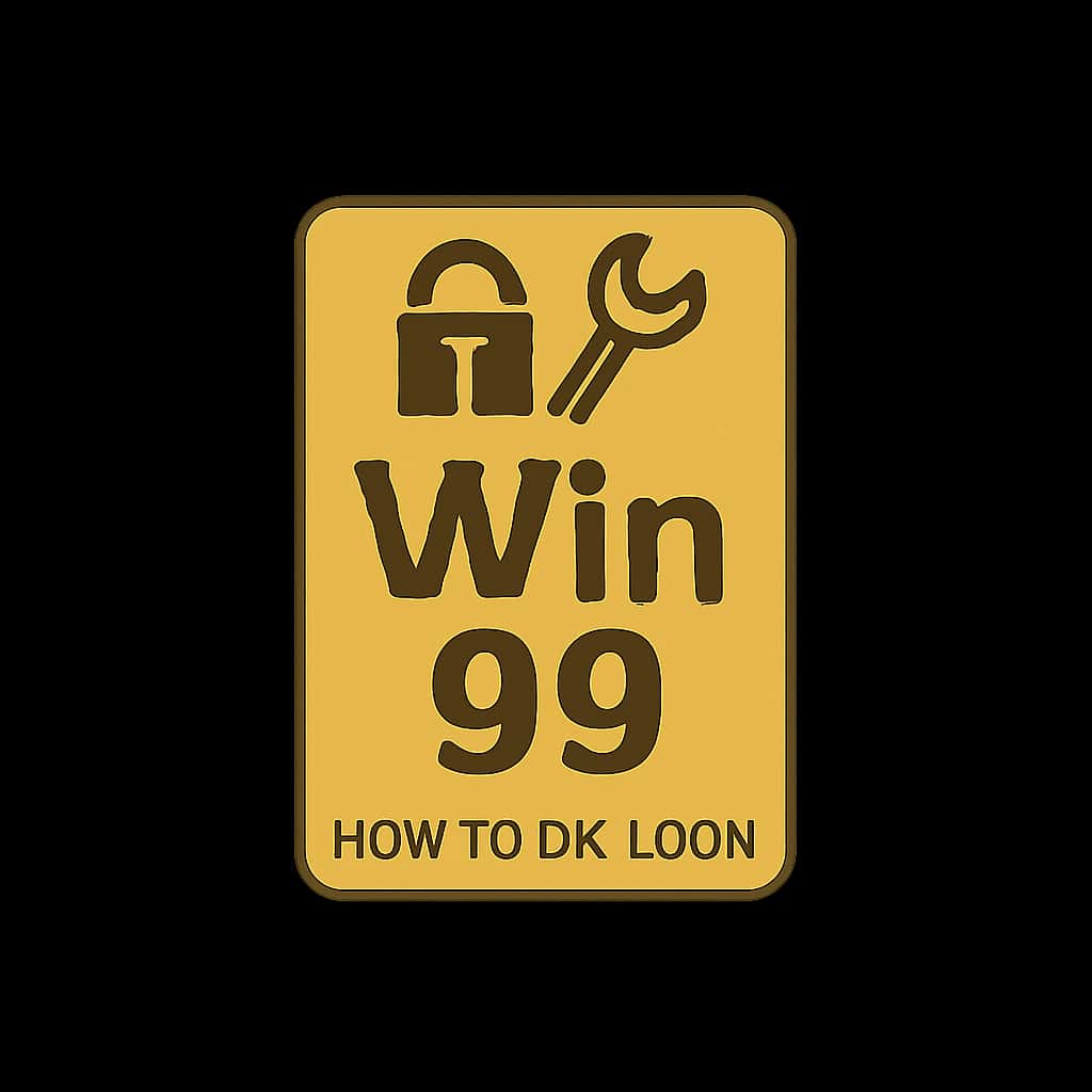Icon representing login help for Win 99.